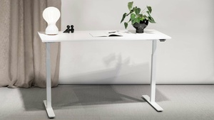Skrivbord, hj- och snkbart, rektangulrt B100-160, Sitt&St, Offix