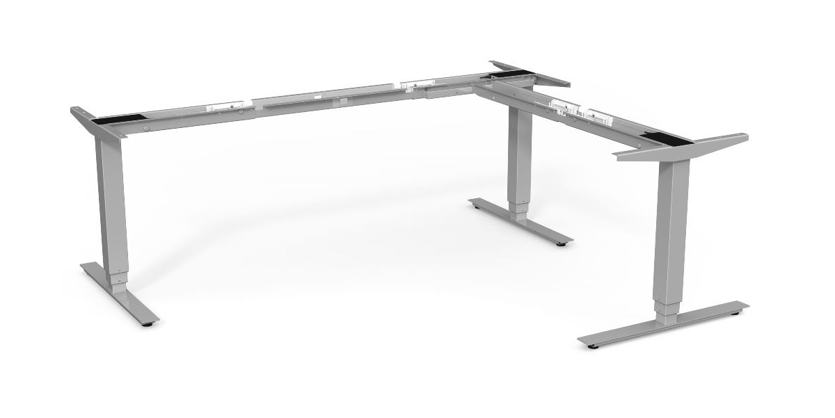 Elstativ för skrivbord, Sitt & Stå HS3x-F-3B, Offix