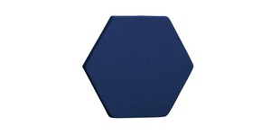 Ljudabsorbent, hexagon 580, vägg, tyg, Offix